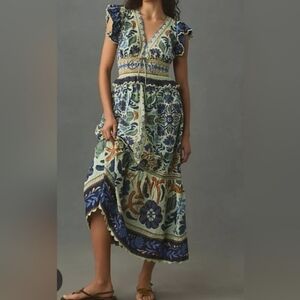white christmas dresses Destin Striped Midi Dress main image 0